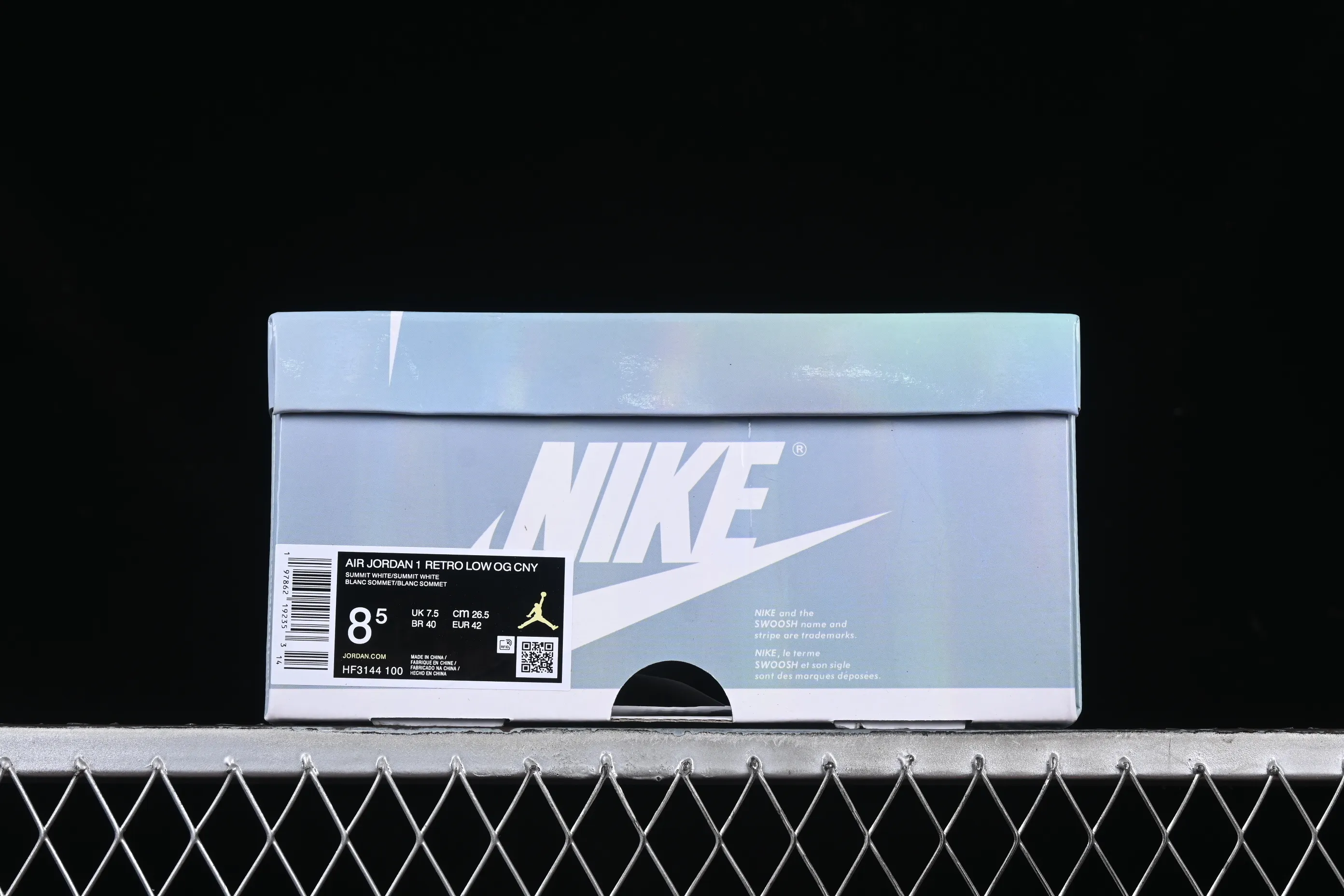 All Categories Air Jordan Jordan Series Basketball Shoes Air Jordan 1 Low G Version Pure Original Air Jordan 1 Low OG "CNY" AJ1 Joe 1 Year of the Snake Limited Silver Snake Low-top Retro Basketball Shoes HF3144-100
